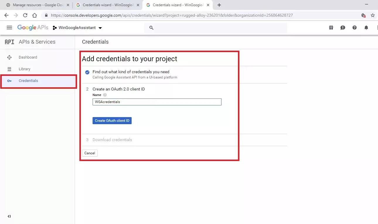 Google API