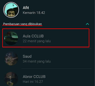 Mengembalikan Status Whatsapp Teman Yang Hilang (Dibisukan)