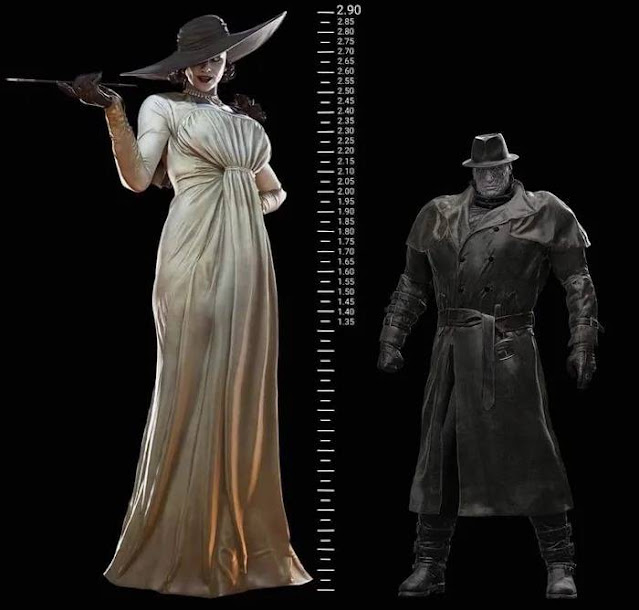 بالصور مقارنة بين شخصية مستر إكس و Lady Dimitrescu من Resident Evil 8 Village