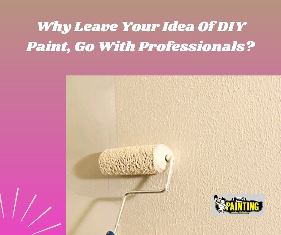 Why Leave Your Idea Of DIY Paint, Go With Professionals?