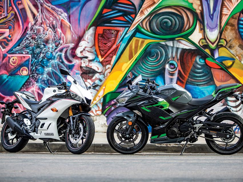 2019 Yamaha YZF-R3 vs. Kawasaki Ninja: Сравнительный обзор - MotoNews ...