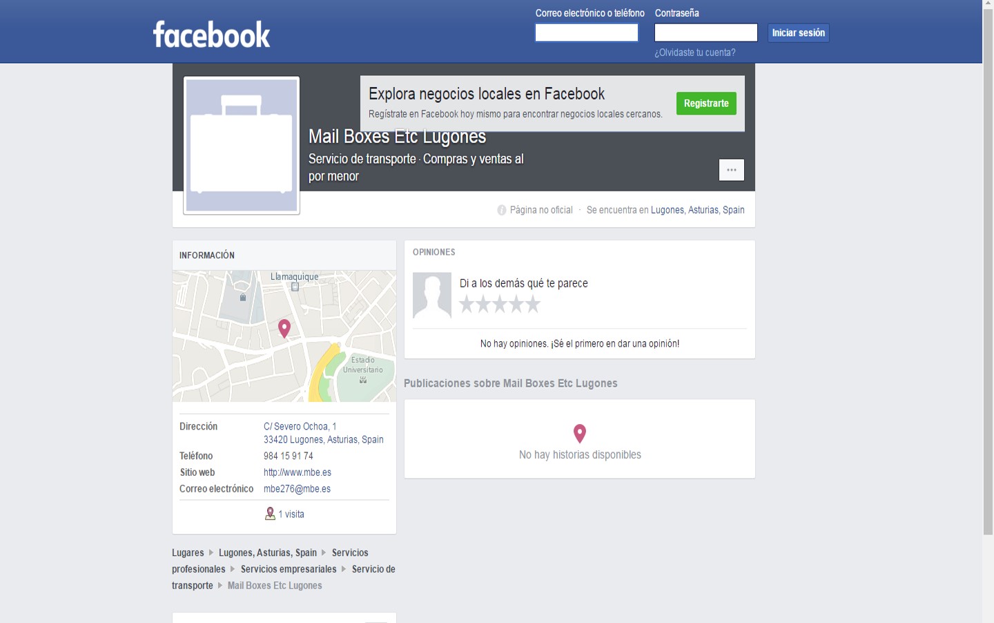 MAIL BOXES OPINIONES MAIL BOXES ETC LUGONES. CERRADO