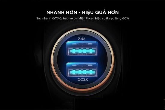 Củ sạc ô tô Remax WK WP-C21