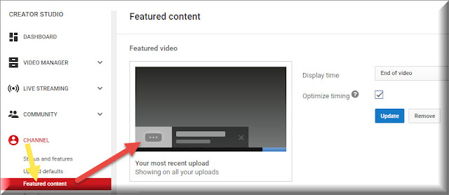 How To Add Youtube Feature Video Playlist 