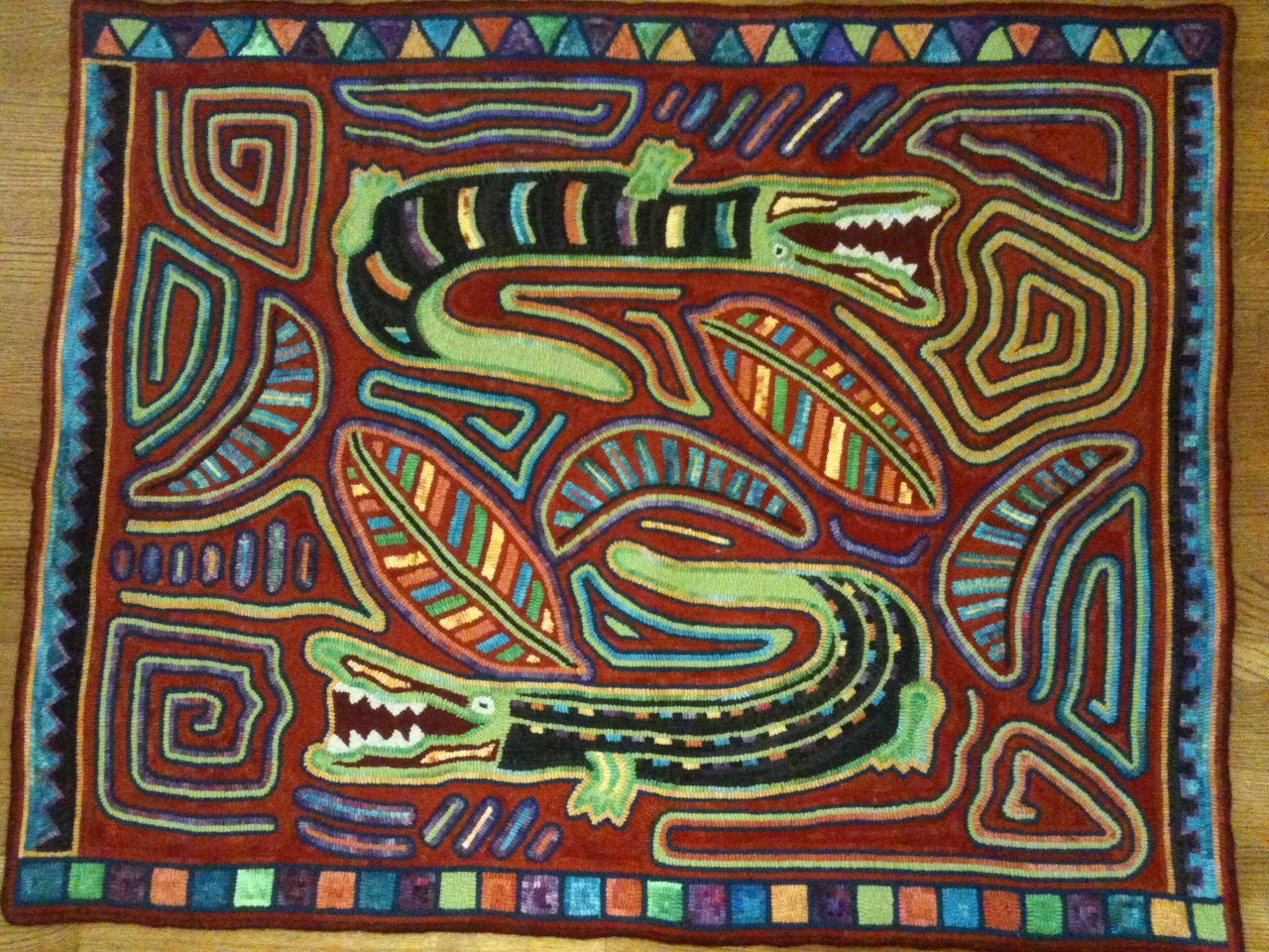 Fish Eye Rugs ! ! STOLEN HOOKED RUG ALERT