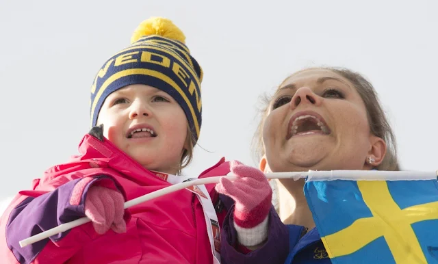 King Carl Gustaf of Sweden, Queen Silvia of Sweden, Crown Princess Victoria of Sweden, Princess Estelle of Sweden, Prince Carl Philip of Sweden and Sofia Hellqvist