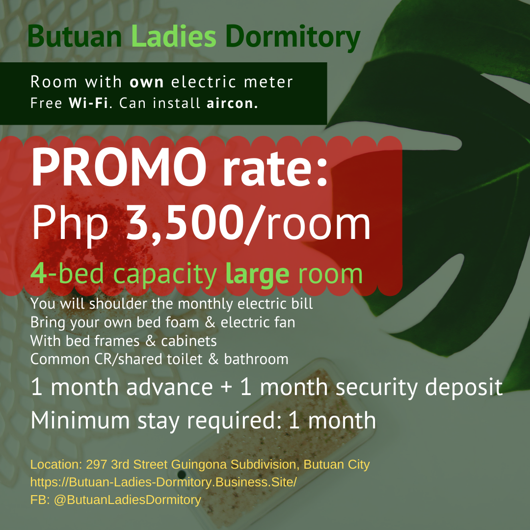 Room with Own Electric Meter in Ladies Dormitory / Boarding House For