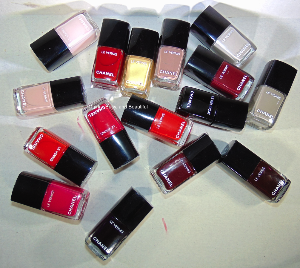 Chanel Le Vernis Long Wear Nail Colour Reds, Review, Swatch & Comparison