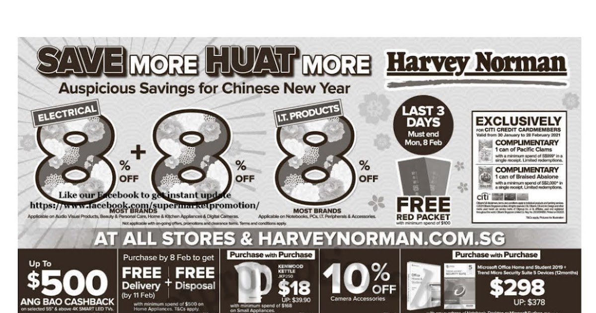 Harvey Norman Chinese New Year Sale 06 February 2021 Supermarket