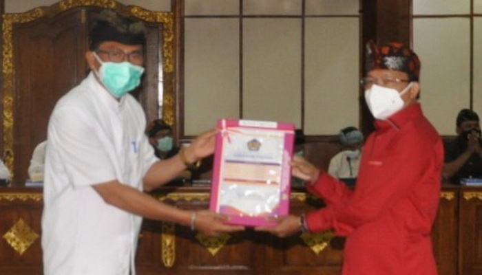 Pemkab Tabanan Terima Dipa 2021 Rp. 1,230 Triliun