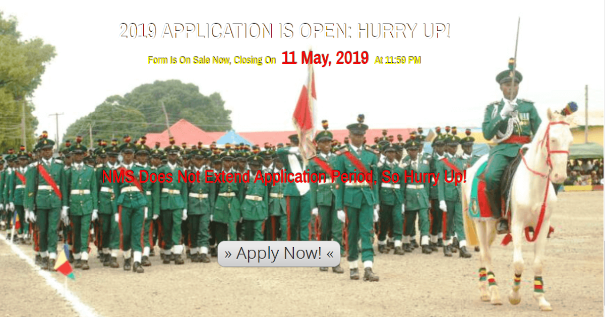 Nigerian Military School Zaria Admission Form into JS 1 2020/2021