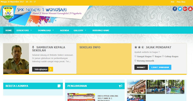 Download Template CMS Sekolahku Full Gratis 2018 Sharing