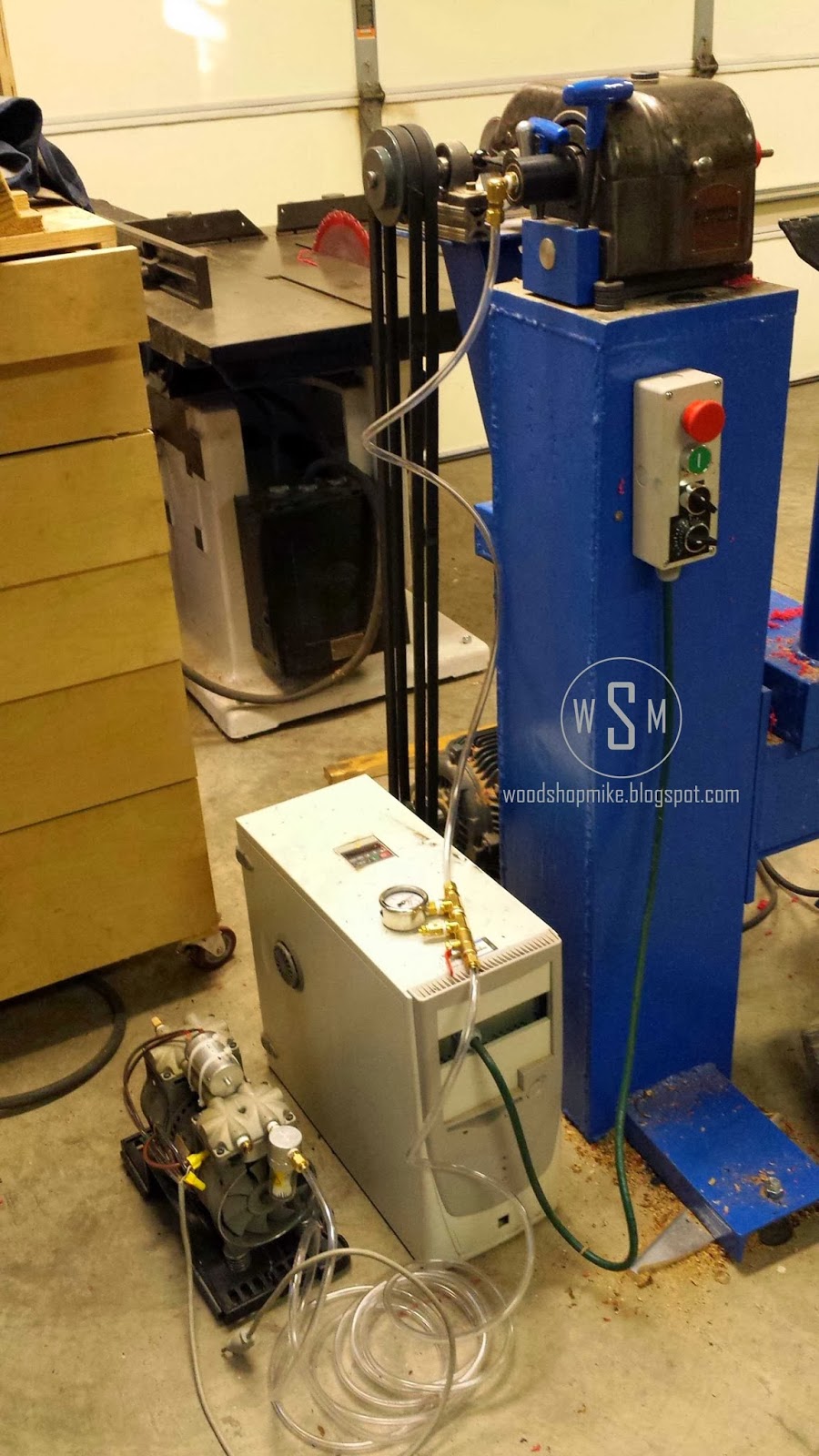 Vacuum Adapter for Your Lathe Wood Shop Mike