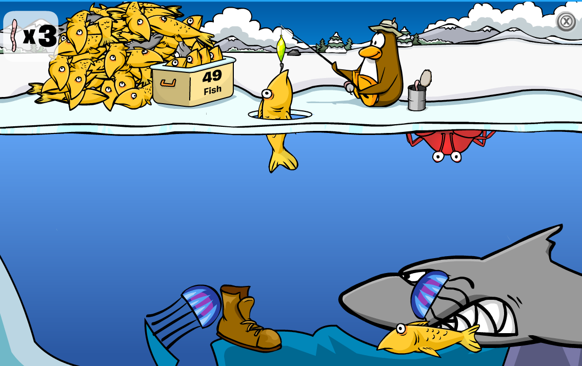 Club Penguin Rewritten Cheats™: Ice Fishing Guide 100%