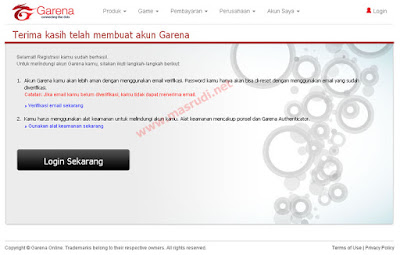 Cara membuat mendaftar akun ID fifa online 3 Garena Indonesia