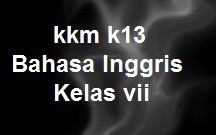 KKM BAHASA INGGRIS K13 KELAS VII SMP REVISI 2019 - Kherysuryawan.id