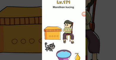 Mandikan Kucing Brain Out Begini Caranya