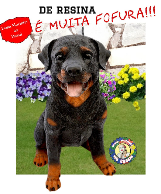 ROTTWEILER DE RESINA