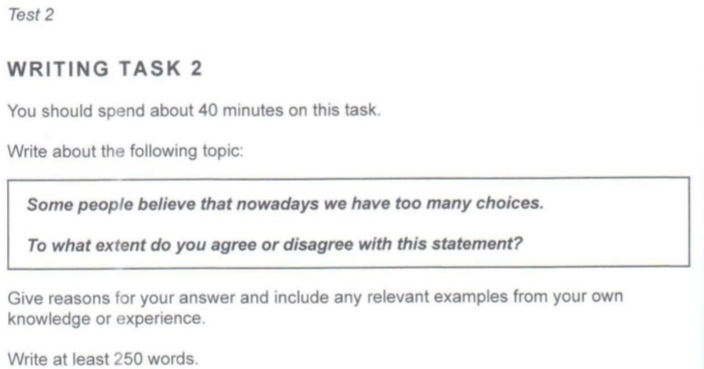 Ielts essay topic picture