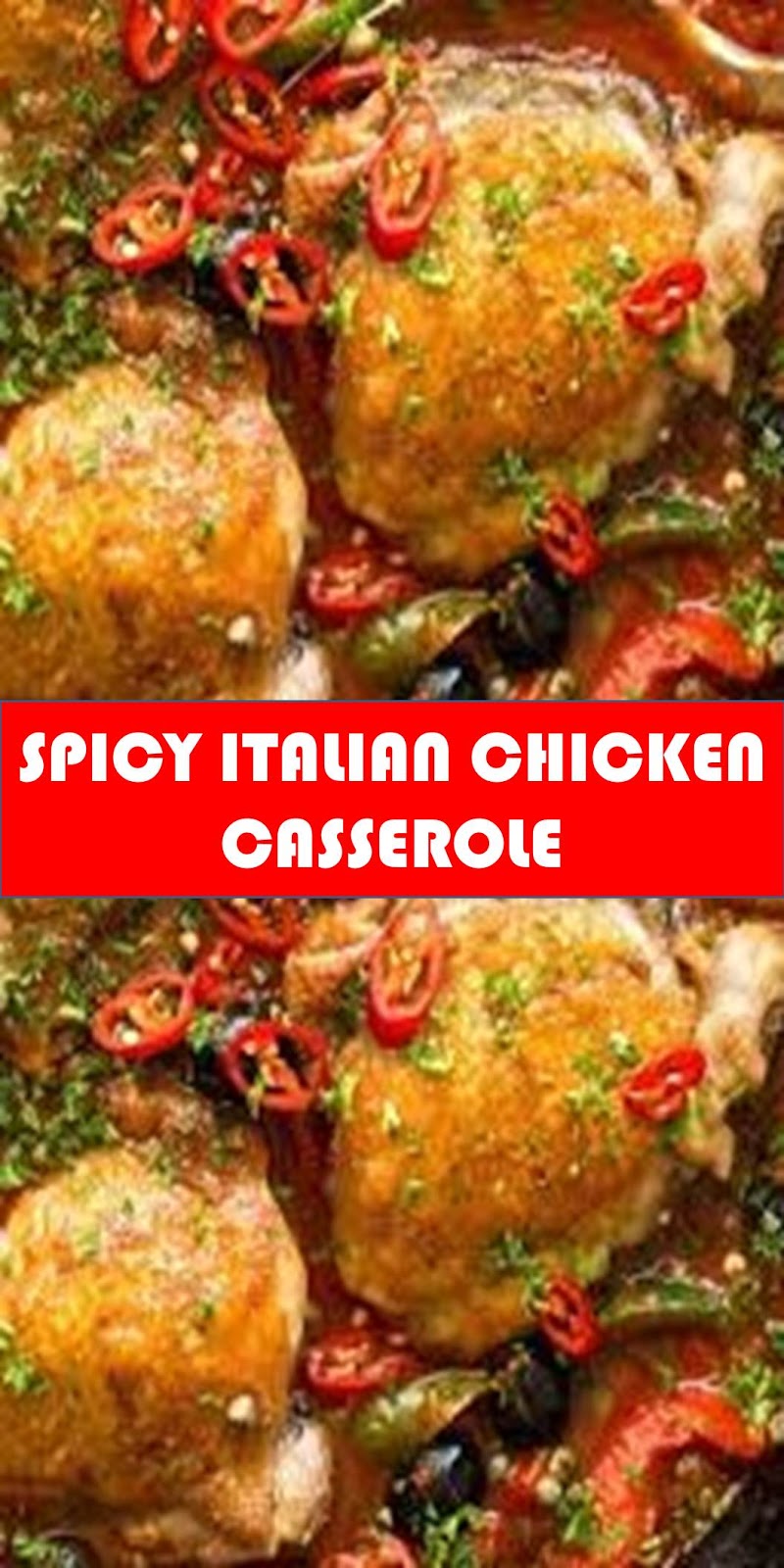 #SPICY #ITALIAN #CHICKEN #CASSEROLE - .Yummy Food