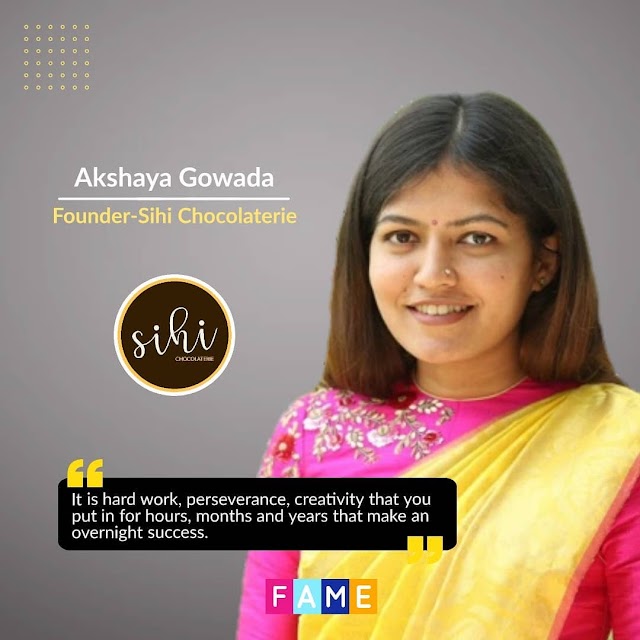 Akshaya Gowada | Founder - Sihi chocolaterie - Chocolate and Cacao brand.