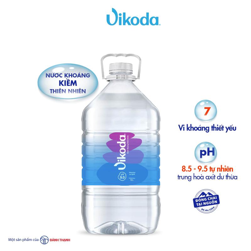 [COMBO 04] 02 Thùng Nước Khoáng Thiên Nhiên Vikoda 5l X 02 Bình