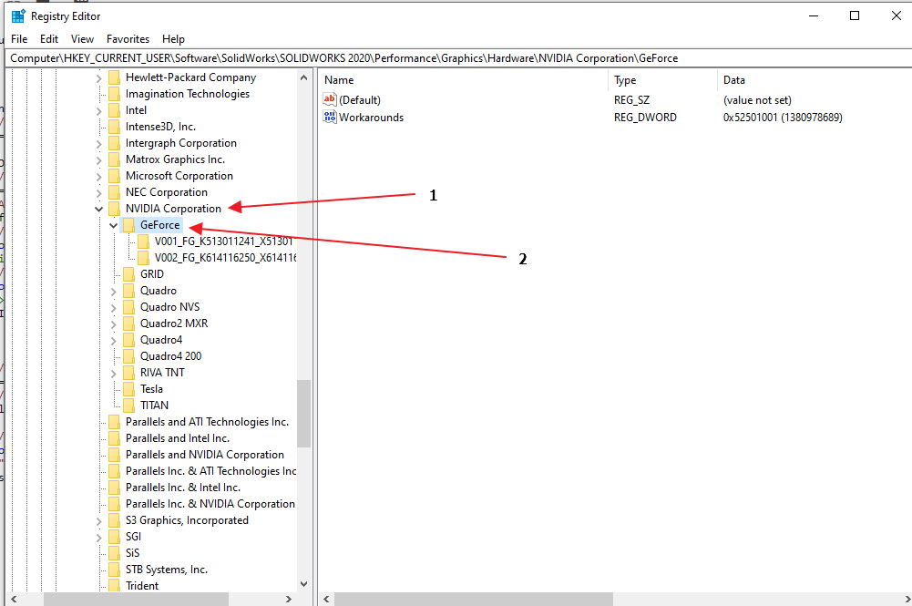How to use SolidWorks with gaming graphic card or integrated graphic card ( any version )