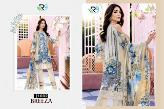 Pakistani cotton Suits: R9 Designer Studio Breeza