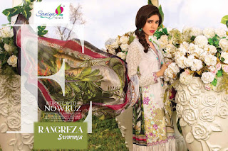 Saniya trendz Rangreza Summer Cotton pakistani Suits