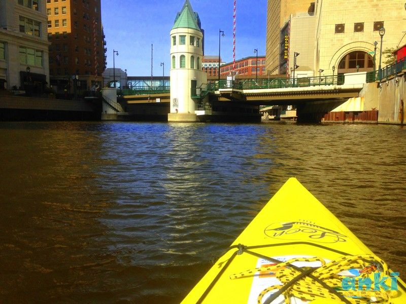 Kayaking in Milwaukee RiverExperience Anki On The Move