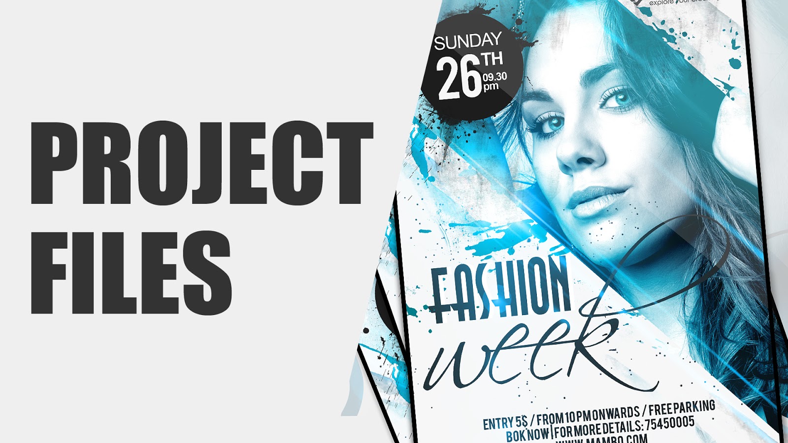 click3d fashion week flyer design flyer design in photoshop designing a flyer in photoshop