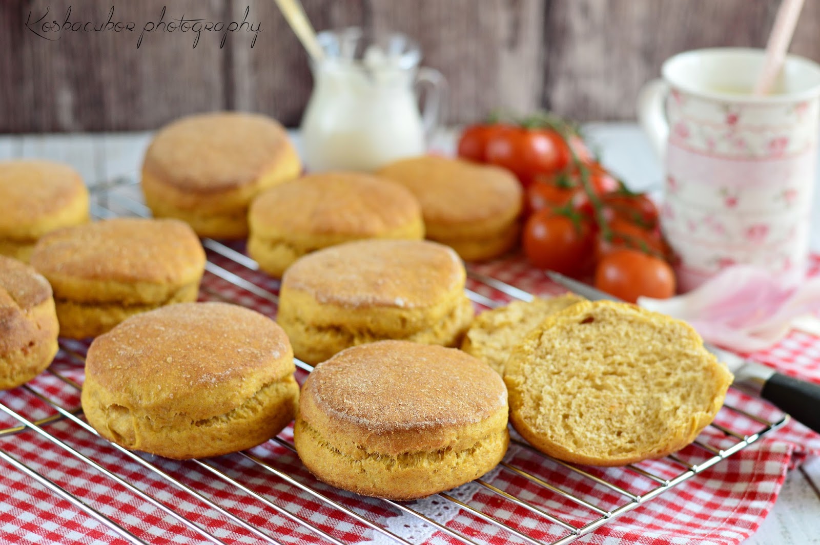 Koskacukor Édesburgonyás angol muffin