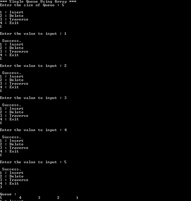 Program to implement Simple Queue using Array in C | Wave the world