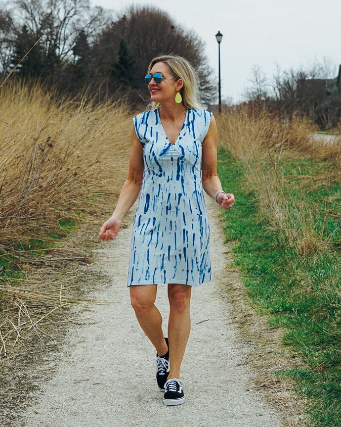 tie dye summer dress