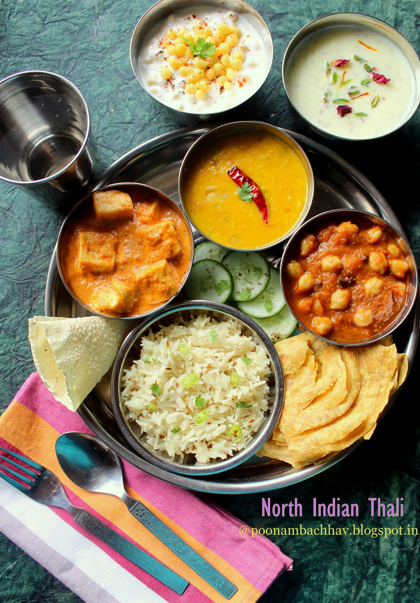 Annapurna: North Indian Thali / Indian Vegetarian Meal Ideas