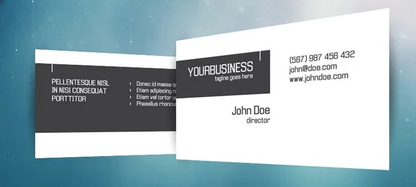 Crispy business card