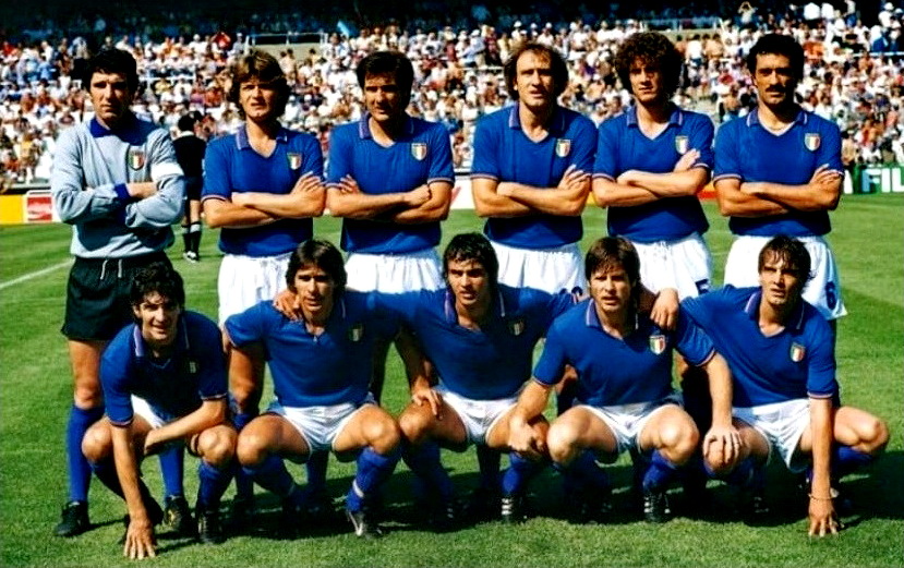 EQUIPOS DE FÚTBOL: ITALIA Selección 1970-2020
