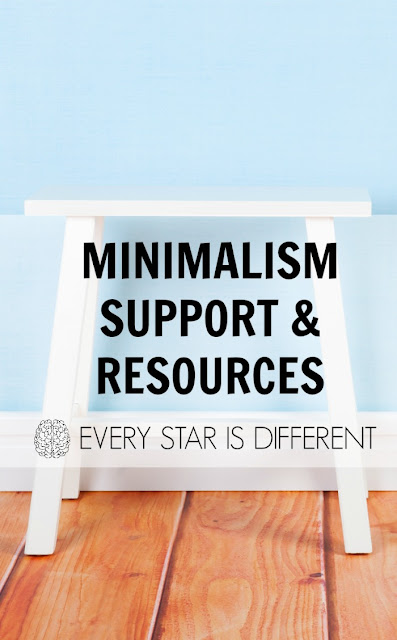 Minimalism Support & Resources from Every Star Is Different