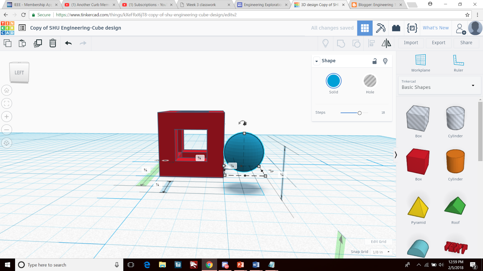 Murtagh TinkerCad Cube (TinkerCad Explorations)