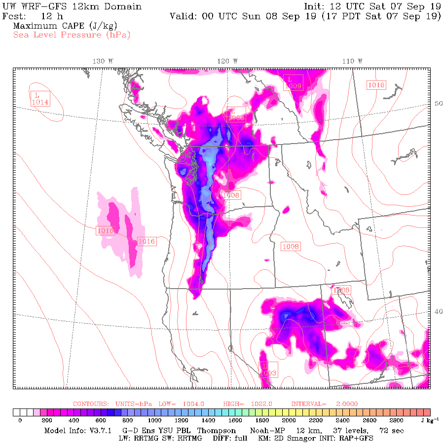 Cliff Mass Weather Blog Why So Much Lightning over Western Washington