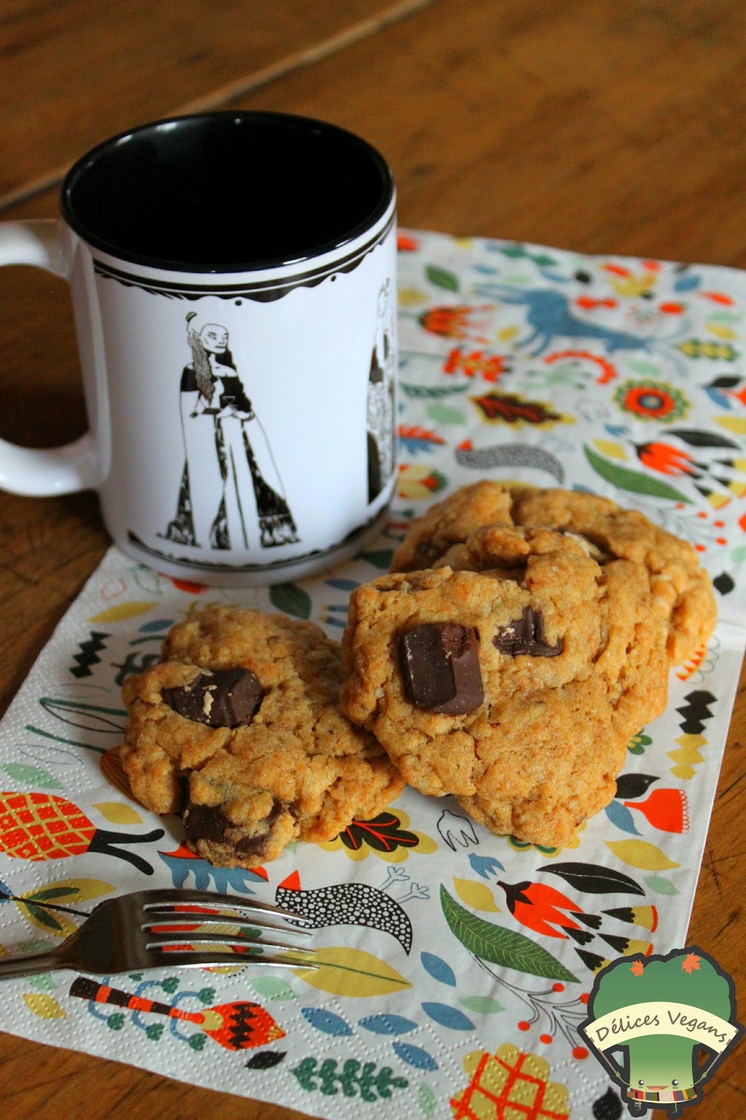 Cookies aux pépites de chocolat et à la fleur de sel