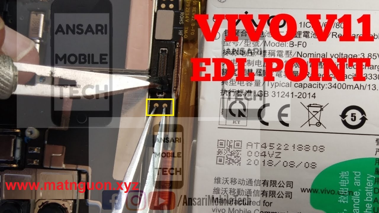 Testpoint Vivo V11 Edl 9008