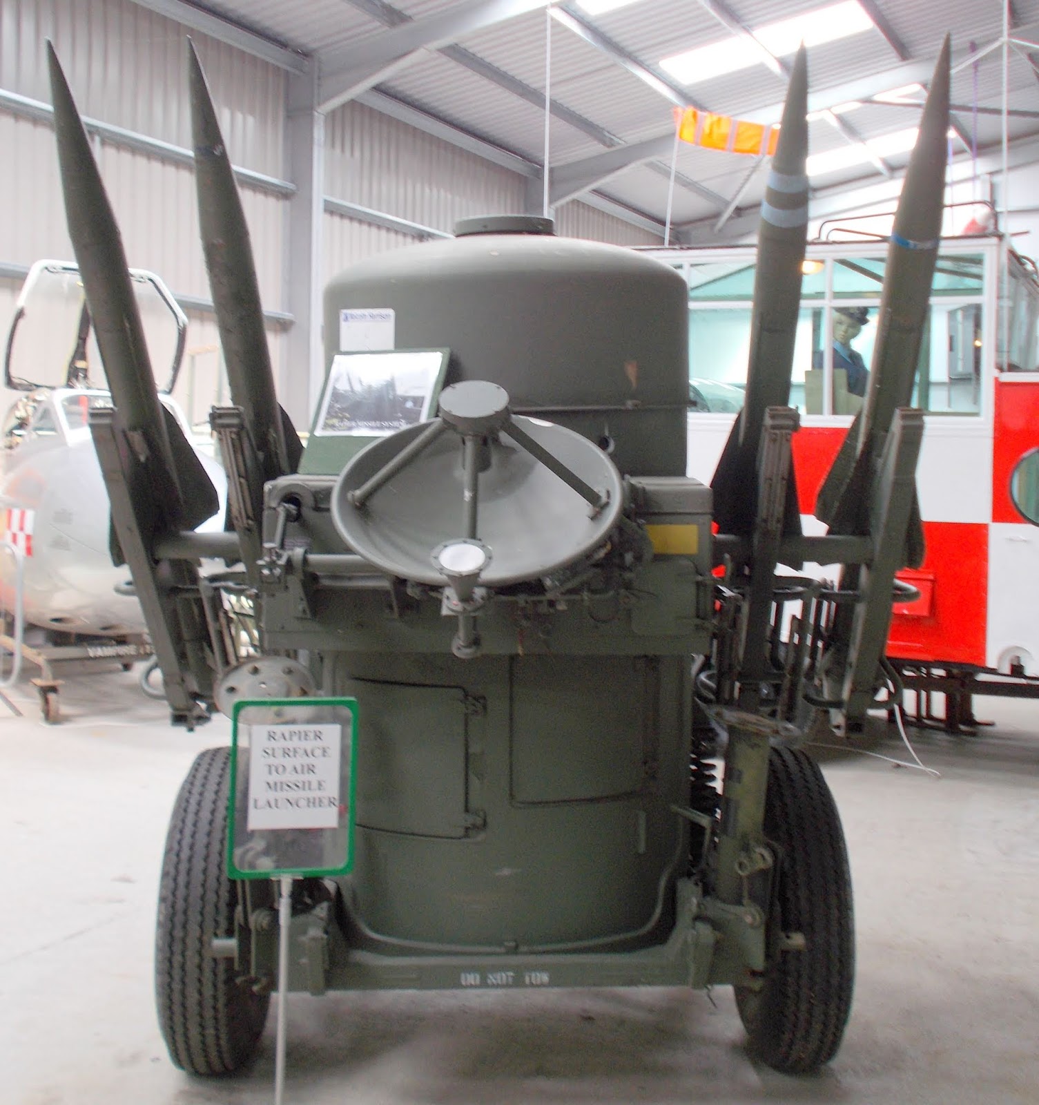 Update on the surface to air missile launcher.