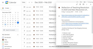 Using Google Calendar as Content Planner