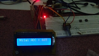 Cara Mengakses ADC dan LCD 16x2 CVAVR