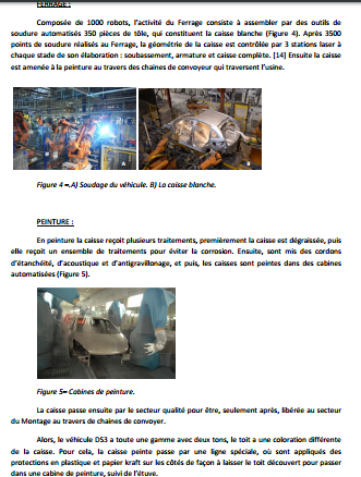 rapport de stage controle qualité automobile