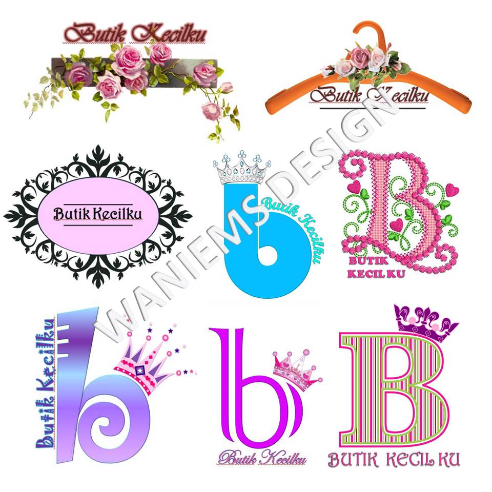 Contoh Logo Perniagaan Butik jasa desain grafis online