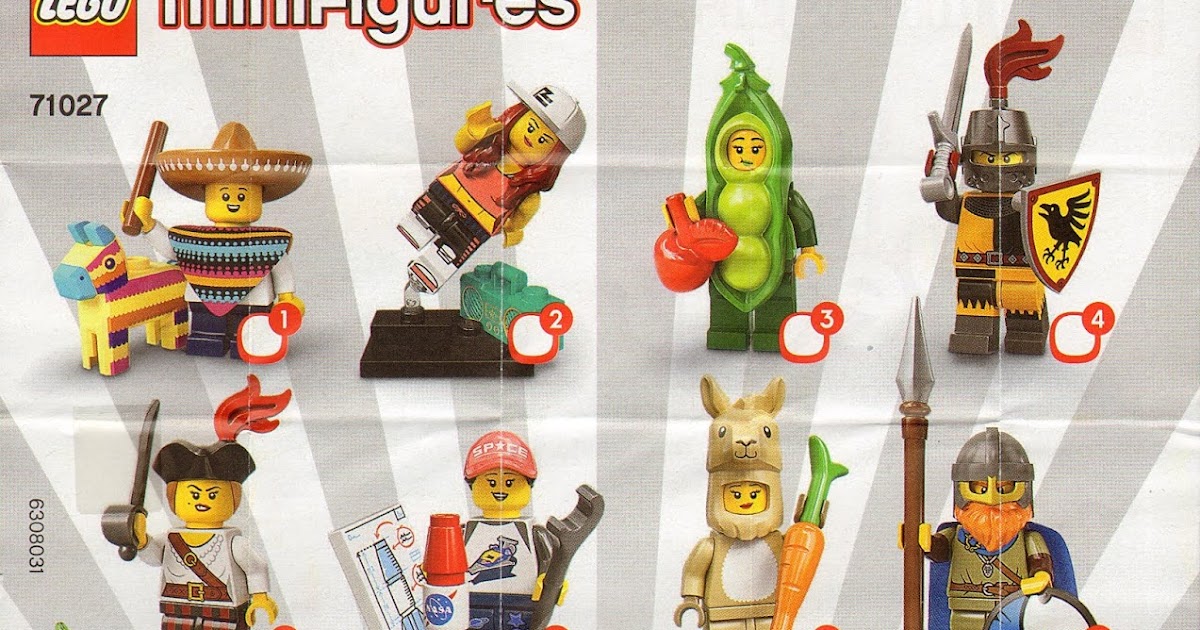 The Minifigure Collector: Lego Minifigure Series 20 - Checklist and ...