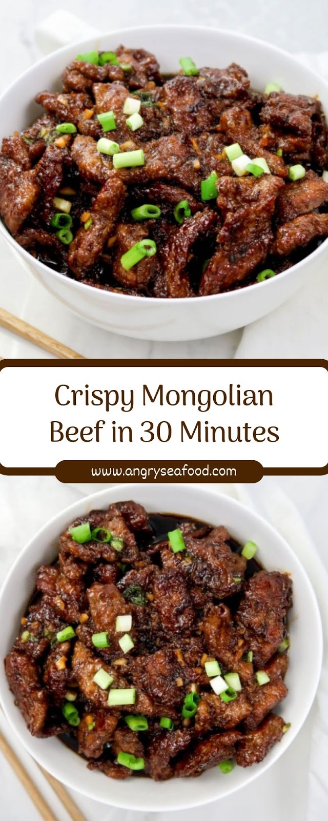 Crispy Mongolian Beef in 30 Minutes Crispy Mongolian Beef in 30 Minutes