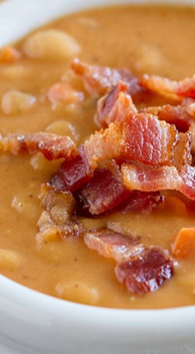 Homemade Bean and Bacon Soup - My Diary Recipes